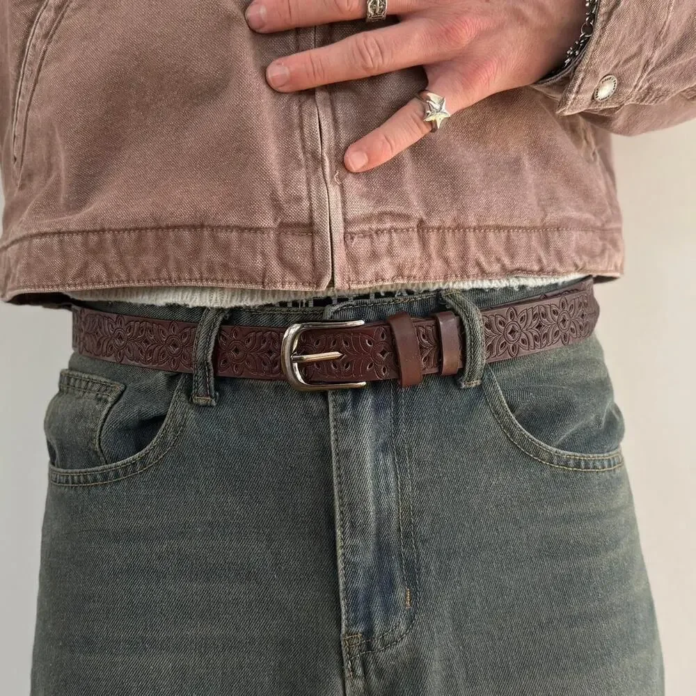 Y2k style brown and silver